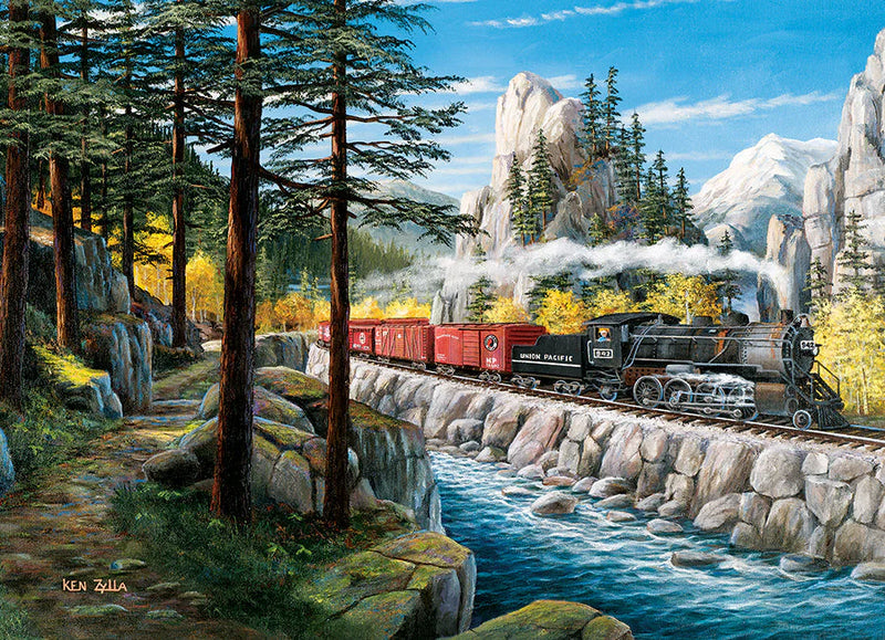 Cobble Hill 40160 Rounding the Horn (Steam Locomotive) 1000 Piece Puzzle