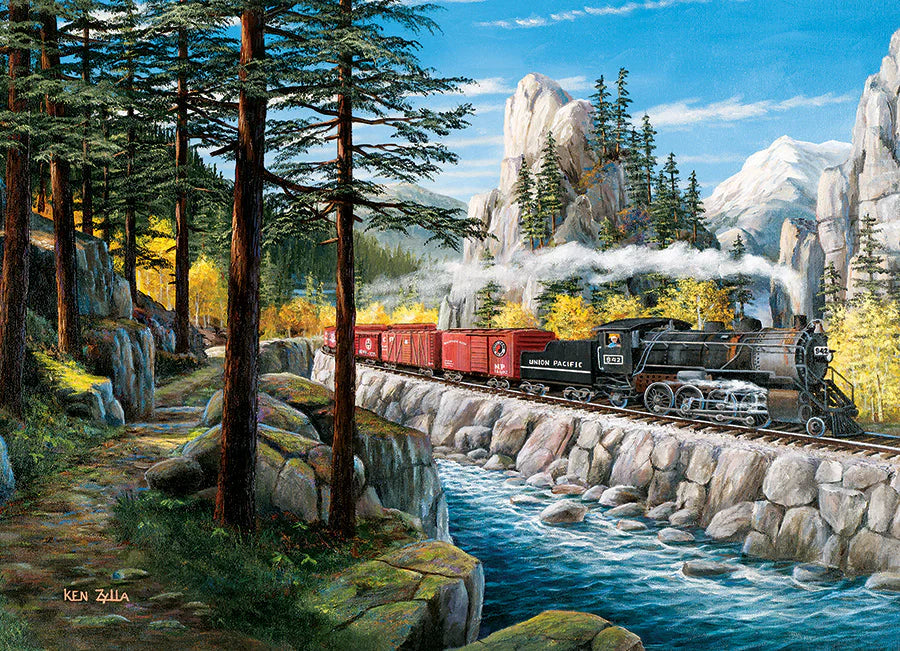 Cobble Hill 40160 Rounding the Horn (Steam Locomotive) 1000 Piece Puzzle