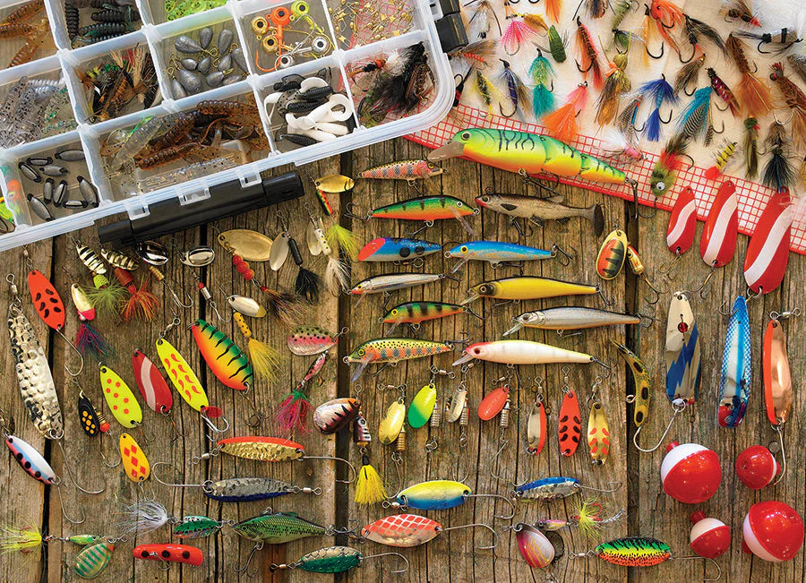 Cobble Hill 40185 Fishing Lures 1000 Piece Puzzle
