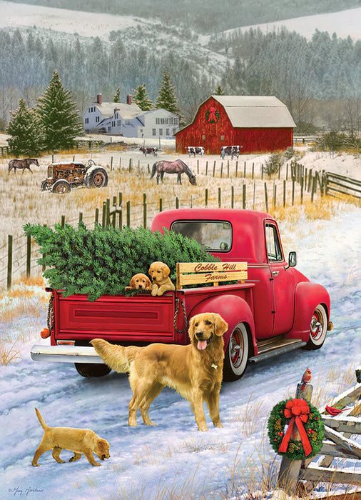 Cobble Hill 40215 Christmas on the Farm 1000 Piece Puzzle