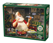 Cobble Hill 40224 Santa Painting Cars Puzzle 1000 Piece Puzzle