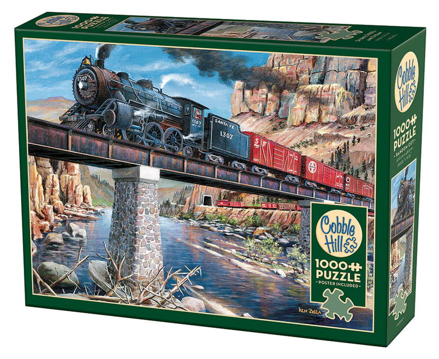 Cobble Hill 40240 Stone Steel & Steam (Train) Puzzle 1000 Piece Puzzle