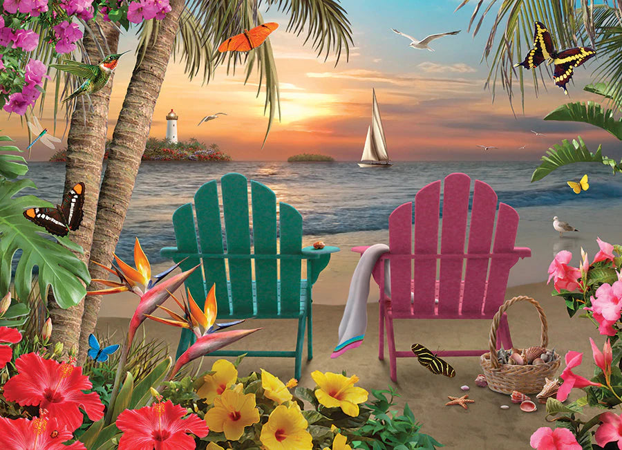 Cobble Hill 45032 Island Paradise Puzzle 500 Piece Puzzle