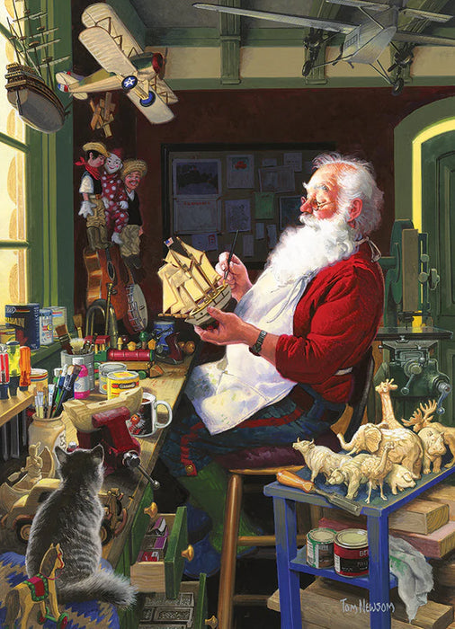 Cobble Hill 45045 Santa's Workbench 500 Piece Puzzle