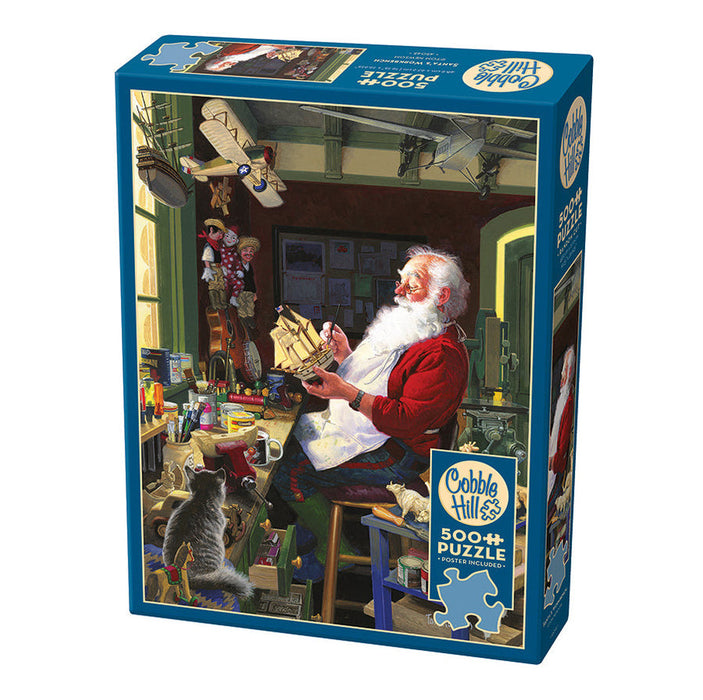 Cobble Hill 45045 Santa's Workbench 500 Piece Puzzle