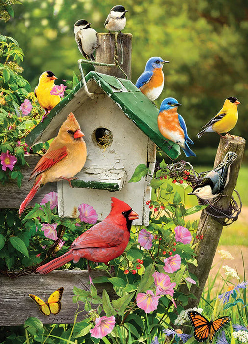 Cobble Hill 45068 Summer Birdhouse 500 Piece Puzzle