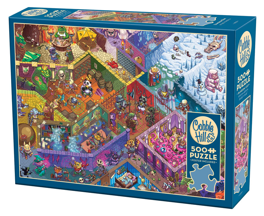 Cobble Hill 45129 Dungeon Run 500 Piece Puzzle
