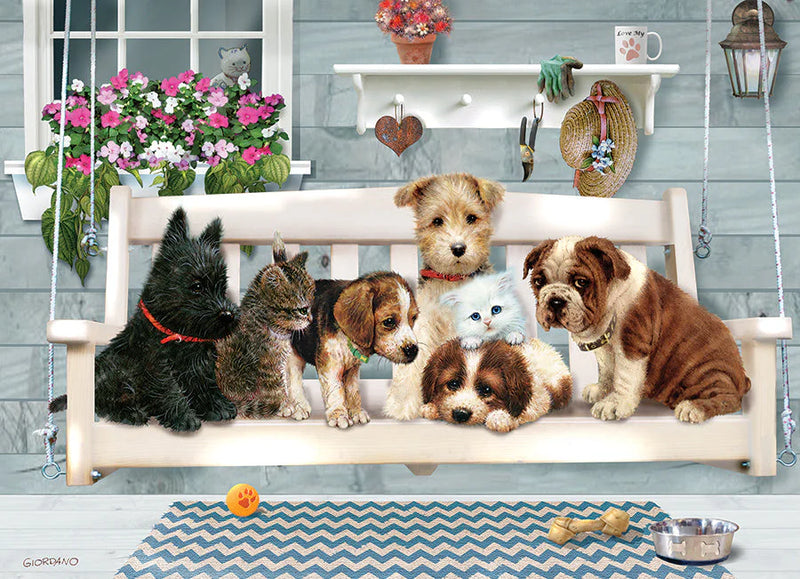 Cobble Hill 47006 Porch Pals Family 350 Piece Puzzle