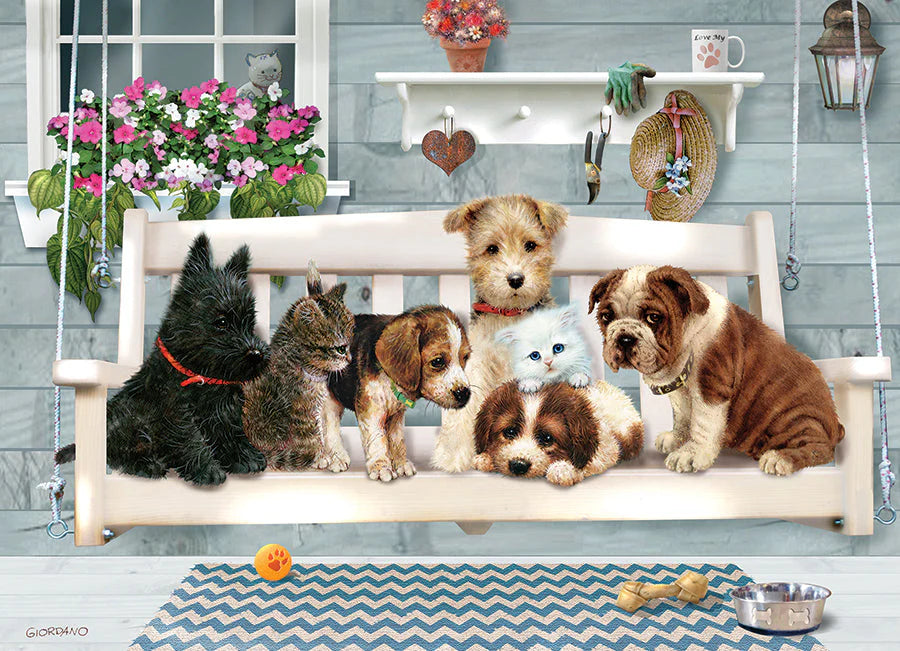 Cobble Hill 47006 Porch Pals Family 350 Piece Puzzle