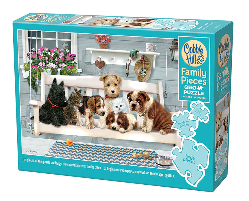 Cobble Hill 47006 Porch Pals Family 350 Piece Puzzle