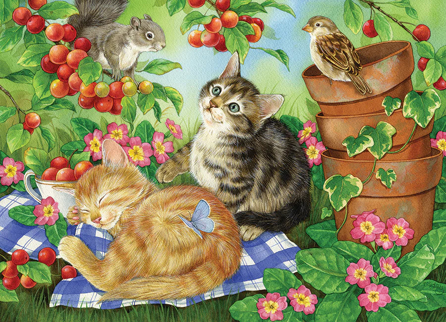 Cobble Hill 47039 Under the Cherry Tree 350 Piece Puzzle