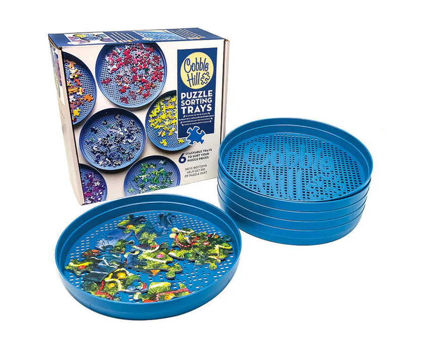 Cobble Hill 53702 Puzzle Stackable Sorting Trays (6 Pack)