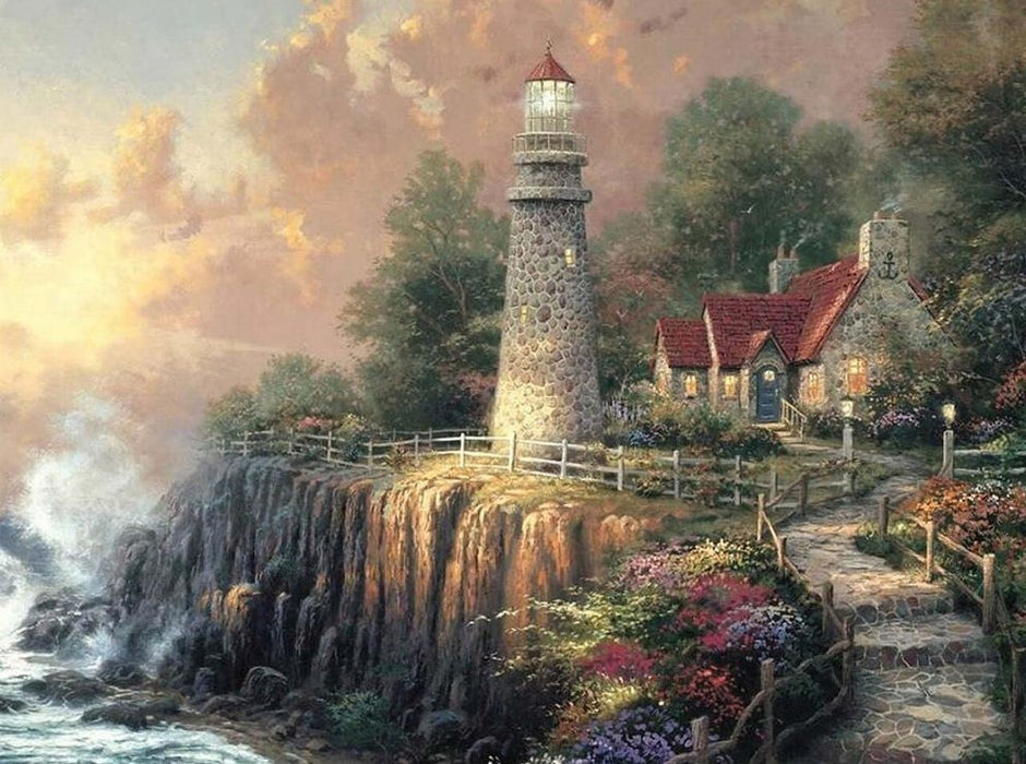 Cobble Hill 60357 The Lighthouse of Peace Paint by Number (12"x16")