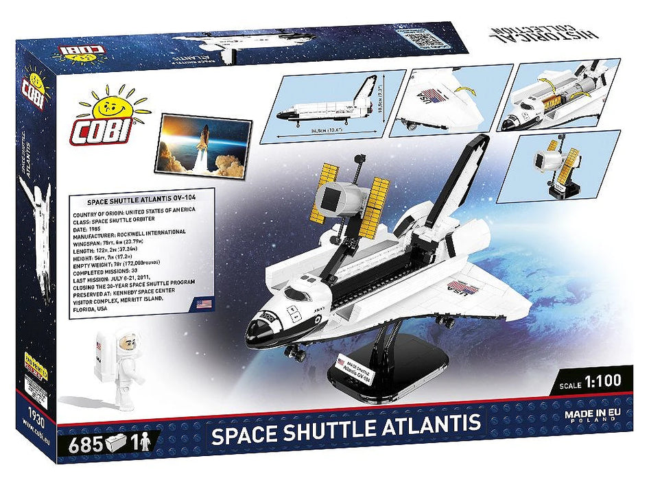 COBI 1930 Space Shuttle Atlantis Block Model (685 Pieces)