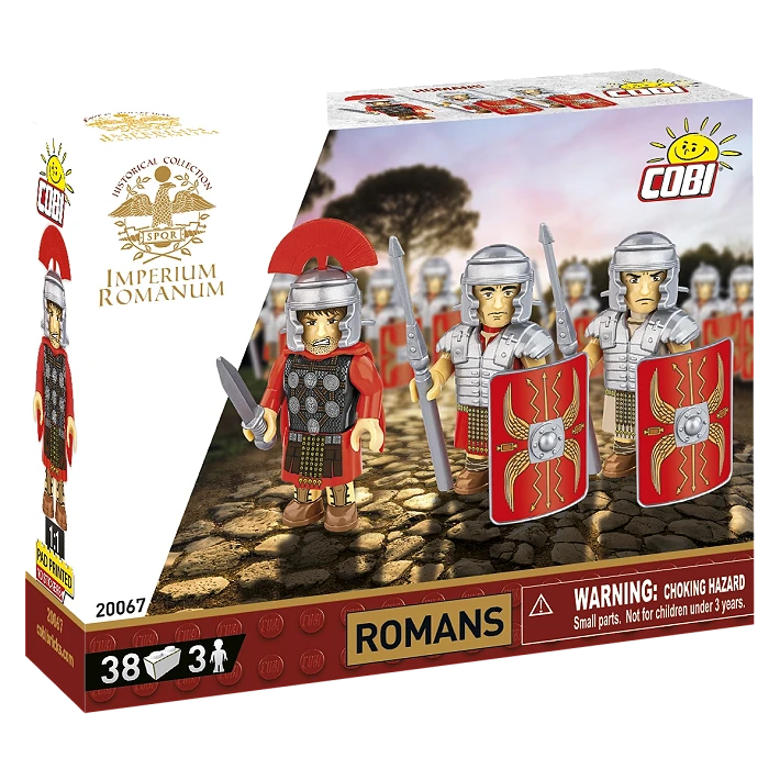 COBI 20067 Imperium Romanum Roman Figures & Accessories Set (38 Pieces)