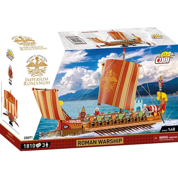 COBI 20071  1/48 Imperium Romanum Roman Warship Set (1810 Pieces)