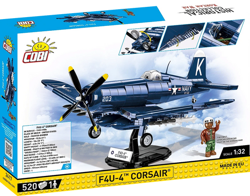 COBI 2417 Historical Collection Korean War F4-U-4 CORSAIR Airplane (520 Pieces)