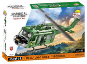 COBI 2423 Historical Collection Vietnam War Bell Uh-1 Huey Helicopter (656 Pieces)