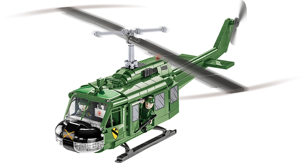 COBI 2423 Historical Collection Vietnam War Bell Uh-1 Huey Helicopter (656 Pieces)