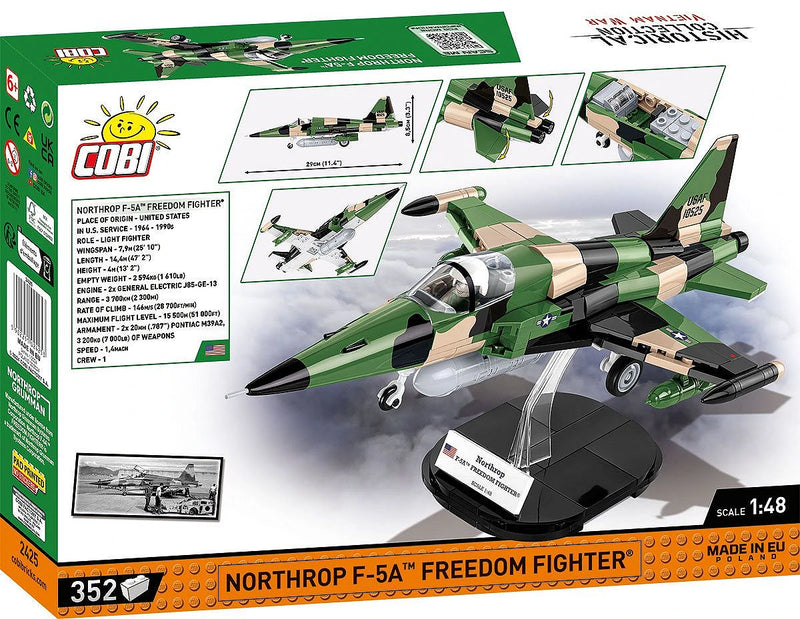 COBI 2425 1/48 Northrop F-5A Freedom Fighter Block Model (352 Pieces)