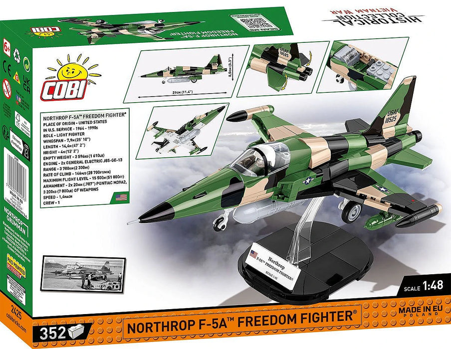 COBI 2425 1/48 Northrop F-5A Freedom Fighter Block Model (352 Pieces)