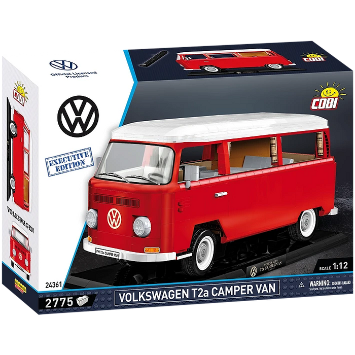 COBI 24361 1/12 Executive Edition Volkswagen T2a Camper Van Set (2775 Pieces)