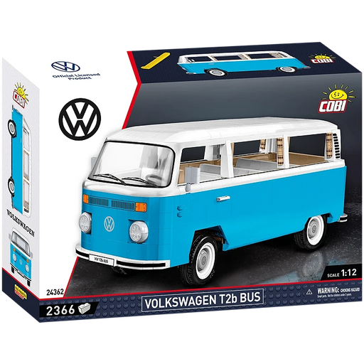 COBI 24362 1/12 Volkswagen T2b Transporter Bus Block Model Set (2366 Pieces)