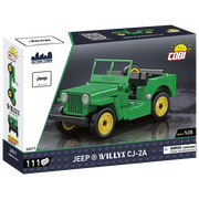 COBI 24517 1/35 Jeep Willys CJ-2A Block Model (GREEN) (111 Pieces)