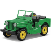 COBI 24517 1/35 Jeep Willys CJ-2A Block Model (GREEN) (111 Pieces)