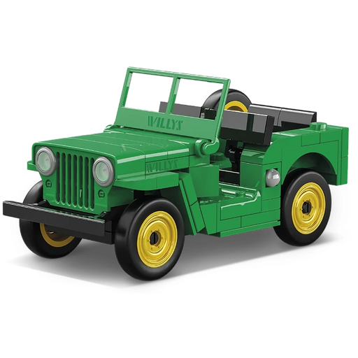 COBI 24517 1/35 Jeep Willys CJ-2A Block Model (GREEN) (111 Pieces)