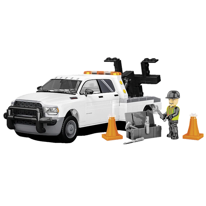COBI 24611 1/35 RAM 3500 Wrecker Tow Truck Block Model (295 Pieces)