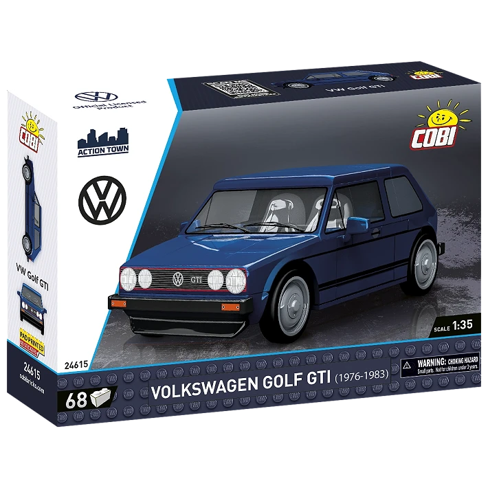 COBI 24615 1/35 GOLF GTI Block Model (1976-1983) (68 Pieces)