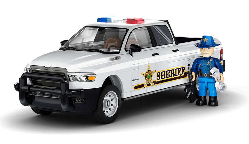 COBI 24658 1/35 RAM 1500 Hemi Sheriff Truck Block Model (211 Pieces)