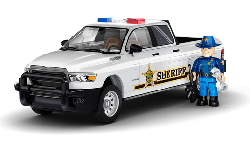 COBI 24658 1/35 RAM 1500 Hemi Sheriff Truck Block Model (211 Pieces)