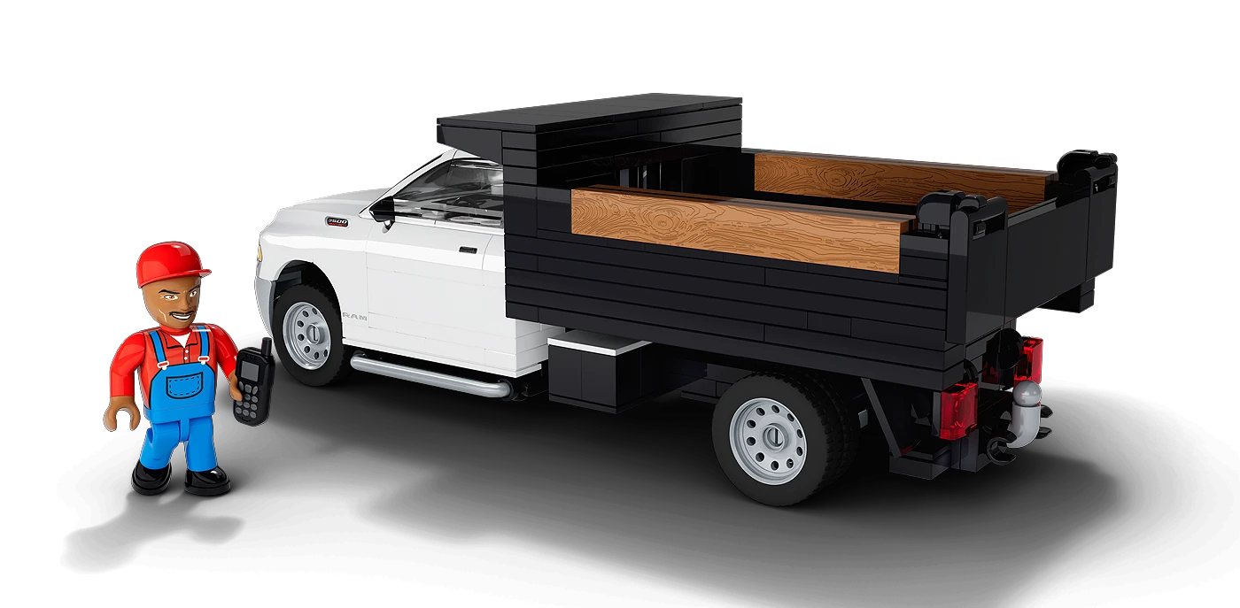 COBI 24659 1/35 RAM 3500 Dump Truck Block Model (296 Pieces)