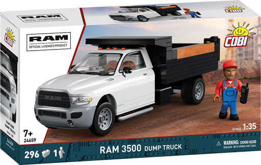 COBI 24659 1/35 RAM 3500 Dump Truck Block Model (296 Pieces)