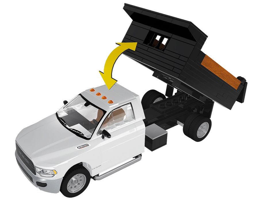 COBI 24659 1/35 RAM 3500 Dump Truck Block Model (296 Pieces)