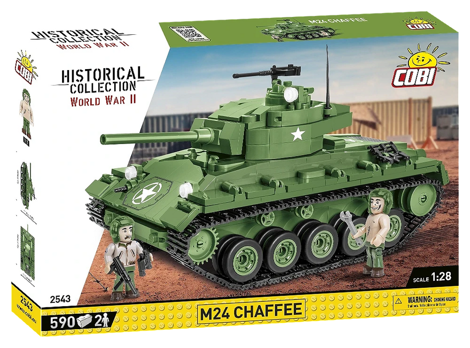 COBI 2543 Historical Collection WWII M24 Chaffee (590 Pieces)