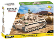 COBI 2546 WWII Panzerkampfwagen IV AUSF Block Model (559 Pieces)