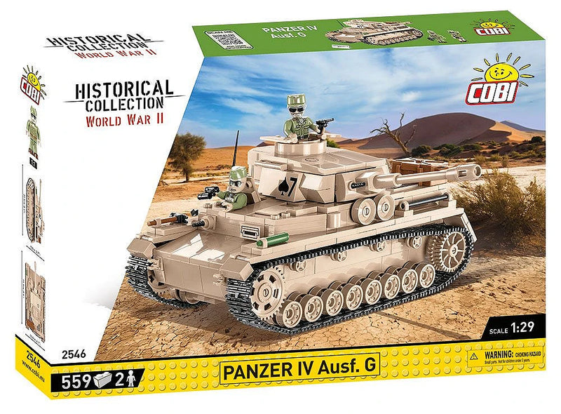 COBI 2546 WWII Panzerkampfwagen IV AUSF Block Model (559 Pieces)