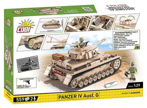 COBI 2546 WWII Panzerkampfwagen IV AUSF Block Model (559 Pieces)