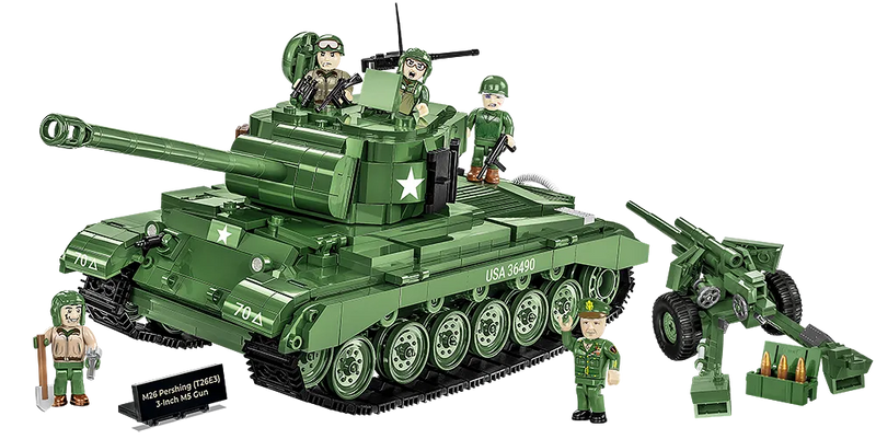 COBI 2563 1/28 Historical Collection WWII M26 Pershing (1065 Pieces)