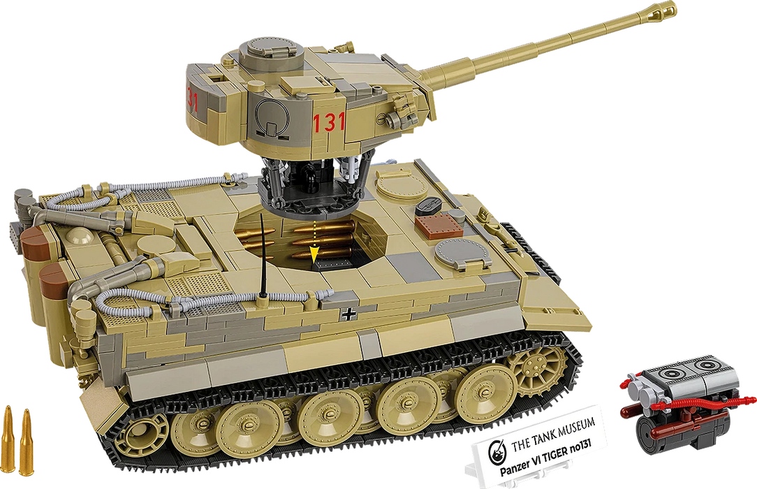 COBI 2588 1/28 Historical Collection WWII Pzkpfw Vi Tiger 131 (854 Pieces)