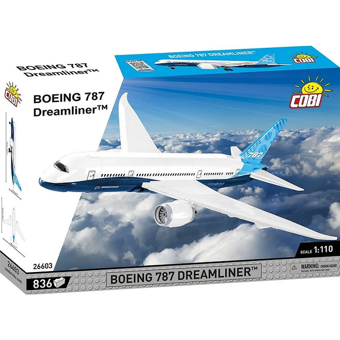 COBI 26603 Boeing 787-8 Dreamliner Block Model (836 Pieces)
