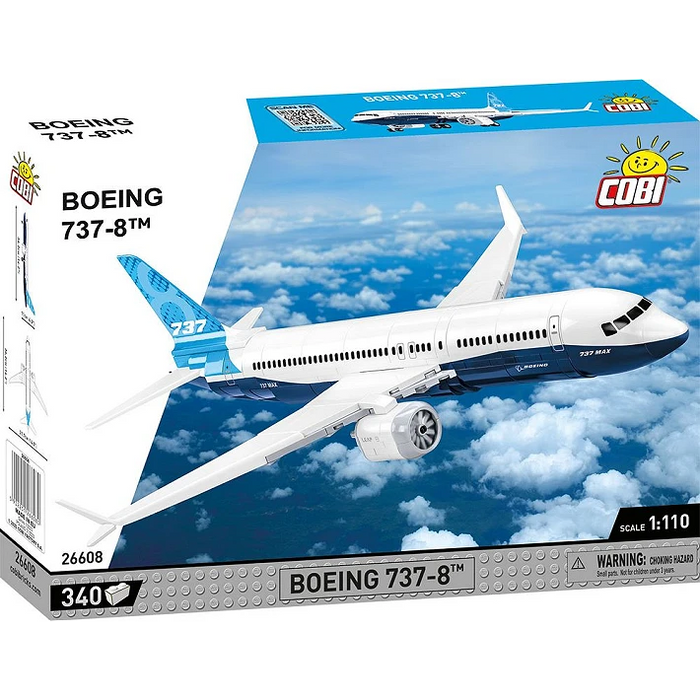 COBI 26608 Boeing 737-8 Block Model (340 Pieces)