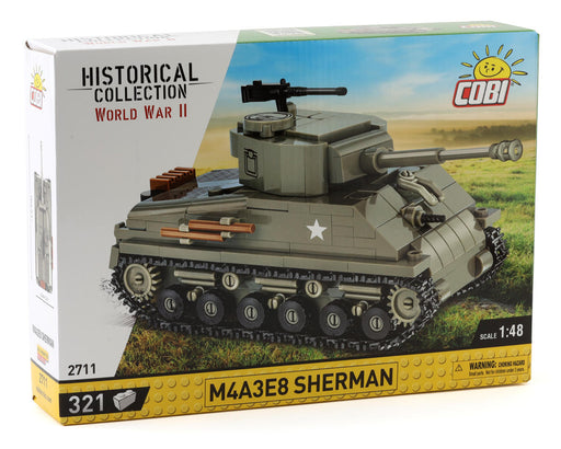 COBI 2711 1/48 WWII M4A3E8 Sherman Block Model (320 Pieces)