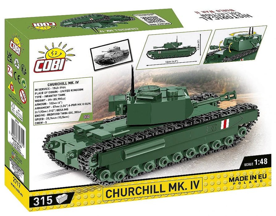 COBI 2717 1/48 Churchill MK.IV Tank Block Model (315 Pieces)