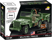 COBI 2804 1/12 Jeep Willys MB Executive Edition Block Model (1580 Pieces)