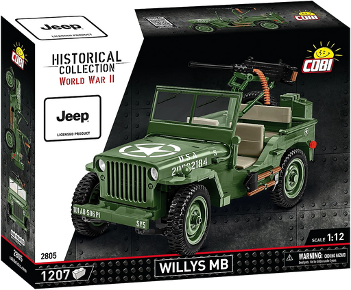 COBI 2805 1/12 Jeep Willys MB Block Model (1207 Pieces)