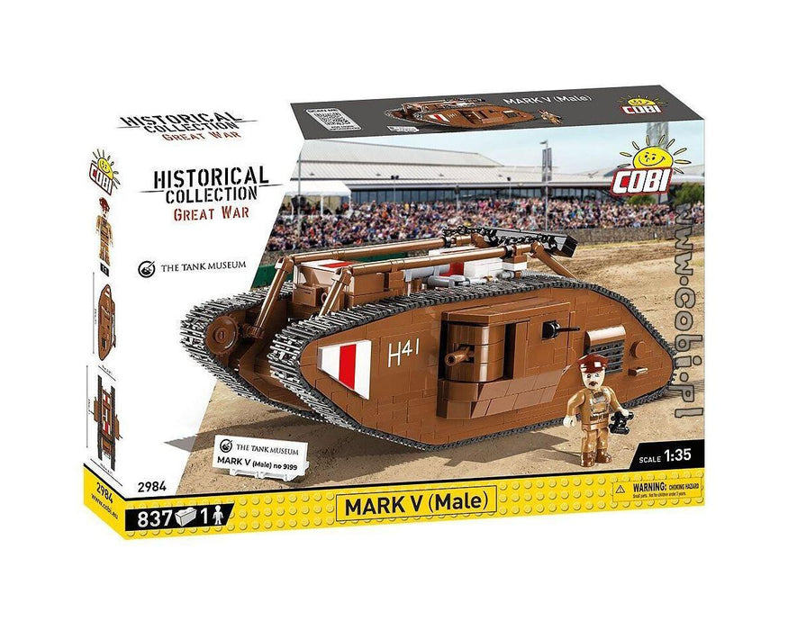COBI 2984 Great War Heavy Tank MKV Block Model (835 Pieces)